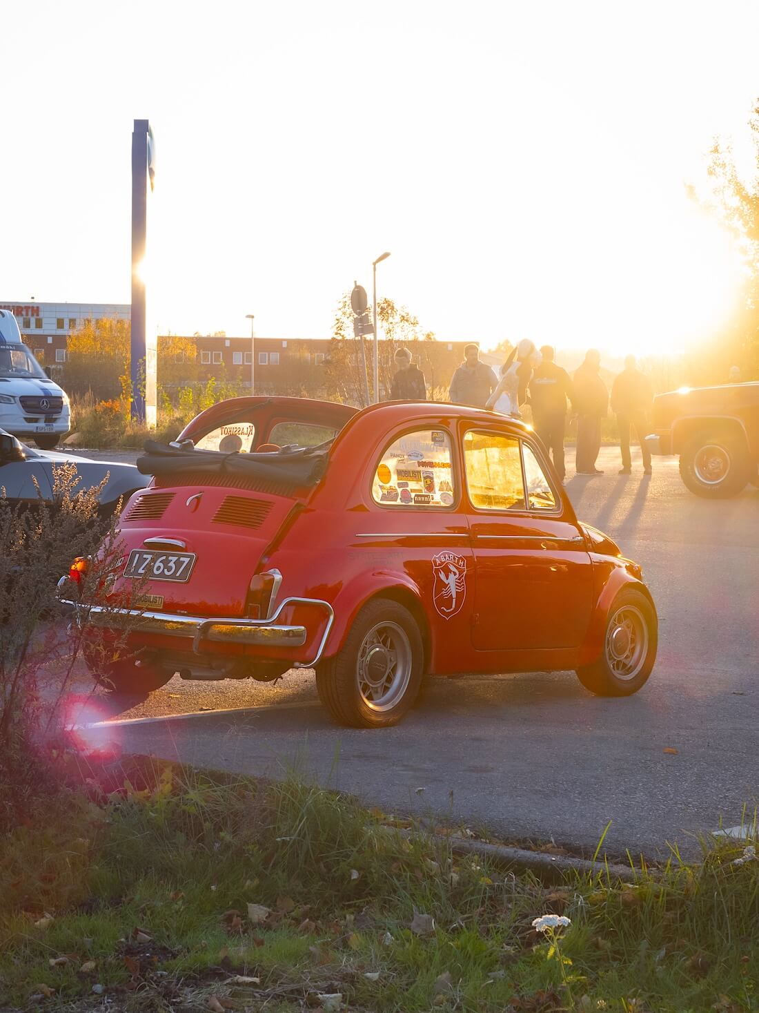 1962 Fiat Abarth 500 syysauringossa