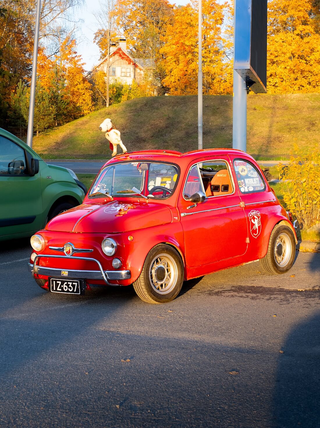 Punainen 1962 Fiat 500 Abarth