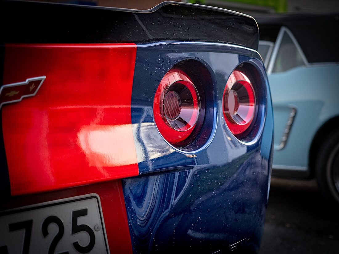 2007 Chevrolet Corvette pyöreät takavalot