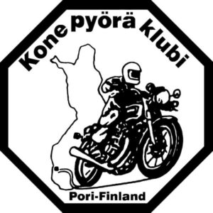 Konepyöräklubi Pori ry:n logo