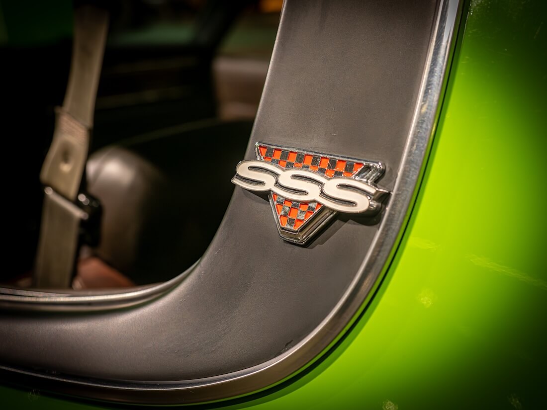 1974 Datsun 180B SSS-merkki