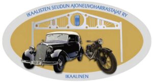 Ikaalisten seudun ajoneuvoharrastajat ry:n logo